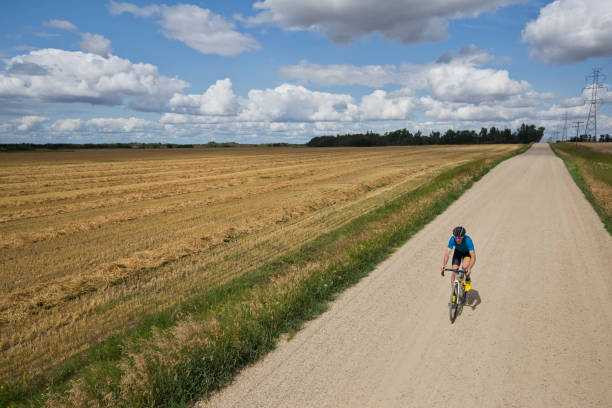 istock Gravel Bicycle Ride on the Prairie 1475622614