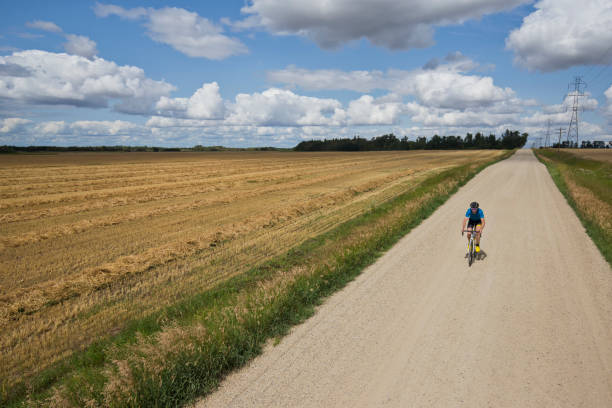 istock Gravel Bicycle Ride on the Prairie 1475622618