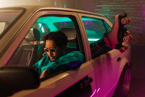 istock Asian man in car at parking. 1475629014