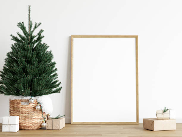 istock Christmas Frame Mockup, Poster Mockup 1475639590