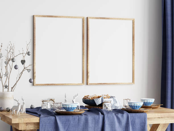 istock Christmas Frame Mockup, Poster Mockup 1475639887