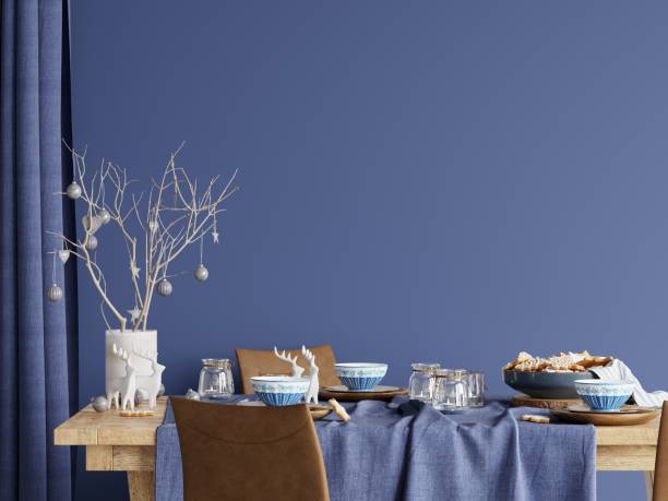 istock Christmas Interior Mockup, Christmas Background 1475639913