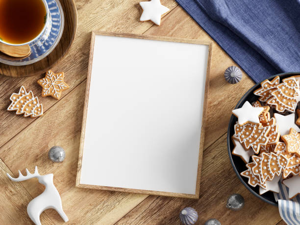 Christmas Frame Mockup, Poster Mockup