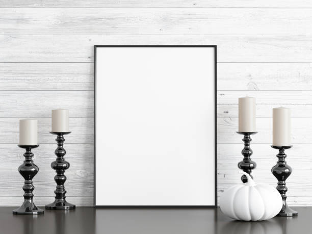 istock Halloween Frame Mockup, Poster Mockup 1475641288