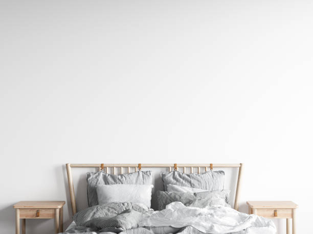 istock Modern Living Room Interior Background, Blank Wall Mockup 1475650153