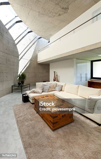 Interior Living Room Stock Photo - Download Image Now - Carpet - Decor, Wood - Material, Apartment