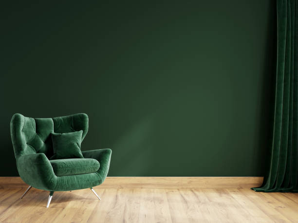 istock Modern Interior Interior Mockup with Classic Furniture 1475654101