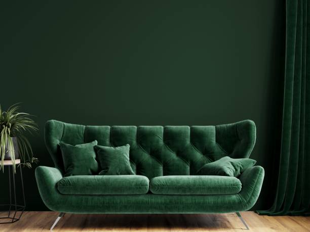 istock Modern Interior Interior Mockup with Classic Furniture 1475654105