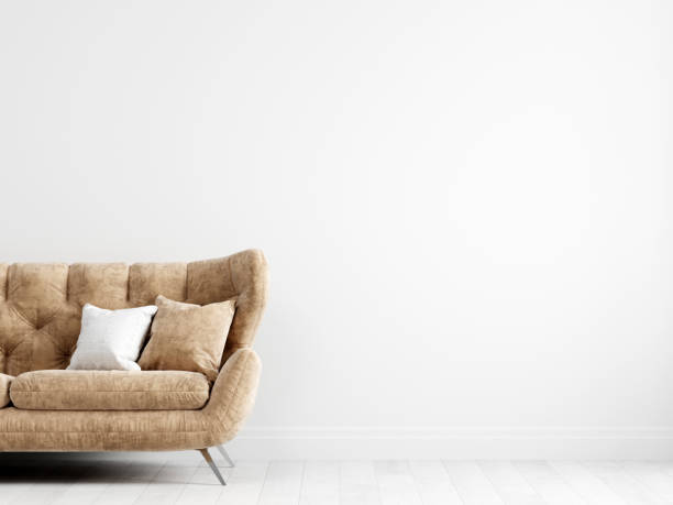 istock Modern Interior Interior Mockup with Classic Furniture 1475654122