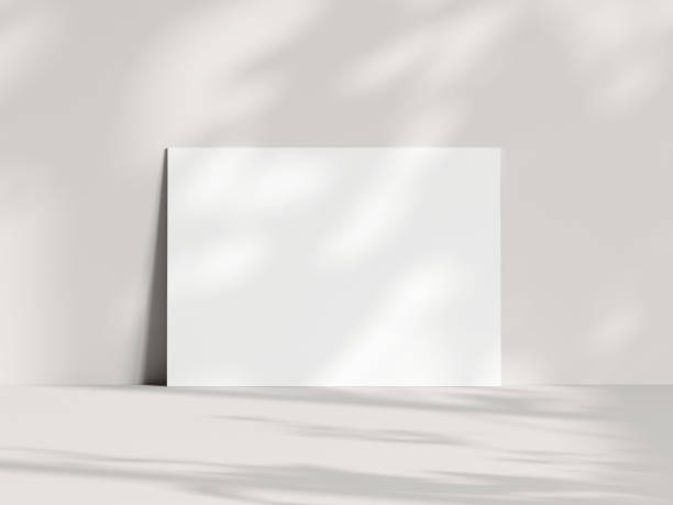 istock White card mockup on beige minimalist background, invitation mockup, greeting card mockup, 3d render 1475655136