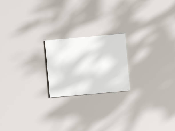 istock White card mockup on beige minimalist background, invitation mockup, greeting card mockup, 3d render 1475655177
