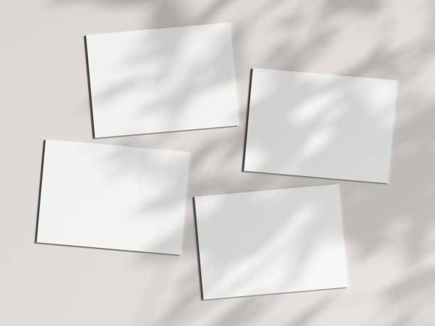 istock White card mockup on beige minimalist background, invitation mockup, greeting card mockup, 3d render 1475655185