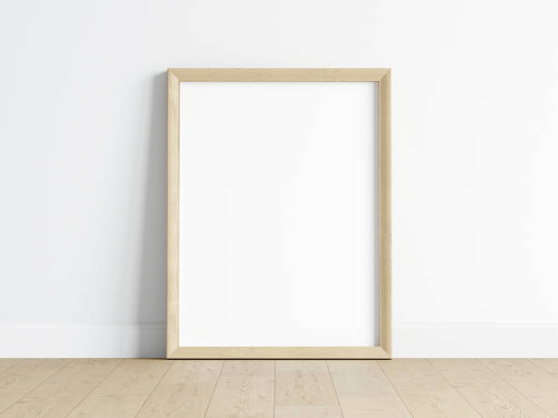 istock Minimalist Frame mockup, poster mockup, print mockup, art mockup, 3d render 1475655344