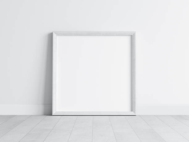istock Minimalist Frame mockup, poster mockup, print mockup, art mockup, 3d render 1475655499