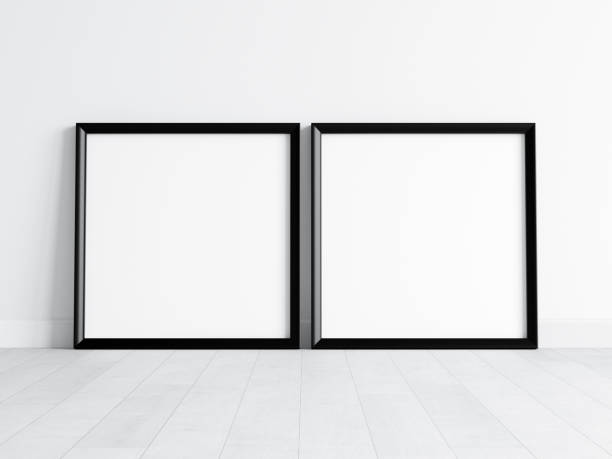 istock Minimalist Frame mockup, poster mockup, print mockup, art mockup, 3d render 1475655533
