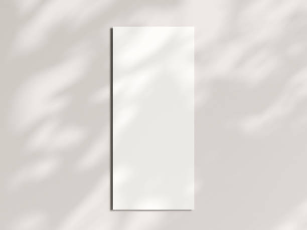 istock Boho Menu Mockup 4x9, Wedding Menu Mockup, Menu Mockup, Blank Menu Card Template, Minimalist Stationary Mockup, 3d render 1475660254