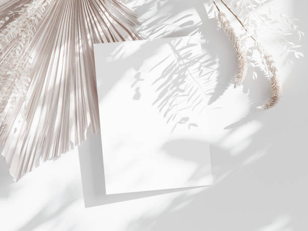 istock Boho Card Mockup 5x7, Invitation Mockup, Greeting Card Mockup, Wedding Stationery Mockup, 3d render 1475660326