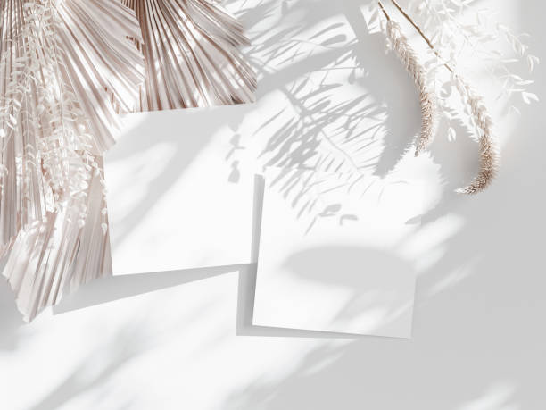 istock Boho Card Mockup 5x7, Invitation Mockup, Greeting Card Mockup, Wedding Stationery Mockup, 3d render 1475660342