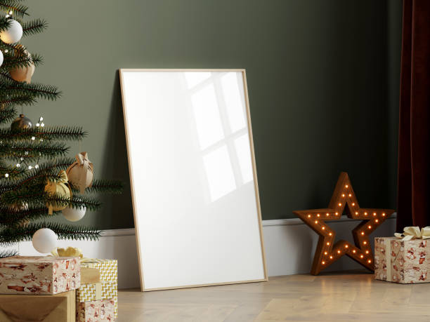 Christmas Frame Mockup, Gallery Wall Mockup