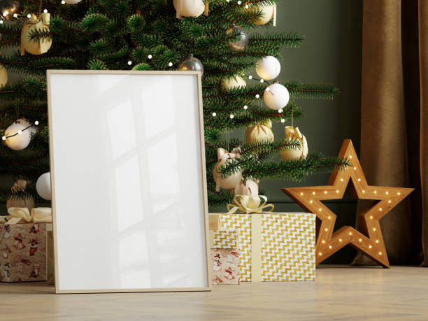 istock Christmas Frame Mockup, Gallery Wall Mockup 1475662312
