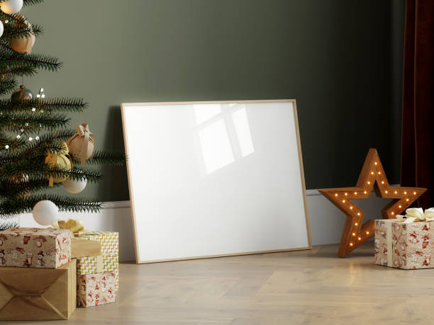 istock Christmas Frame Mockup, Gallery Wall Mockup 1475662341