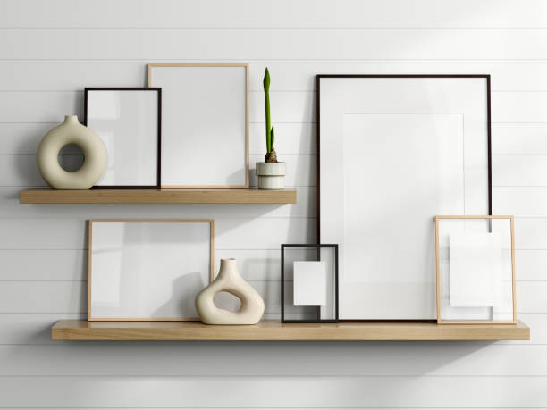 istock Gallery Wall Mockup, Minimalist Frame Mockup on the Wall 1475662637