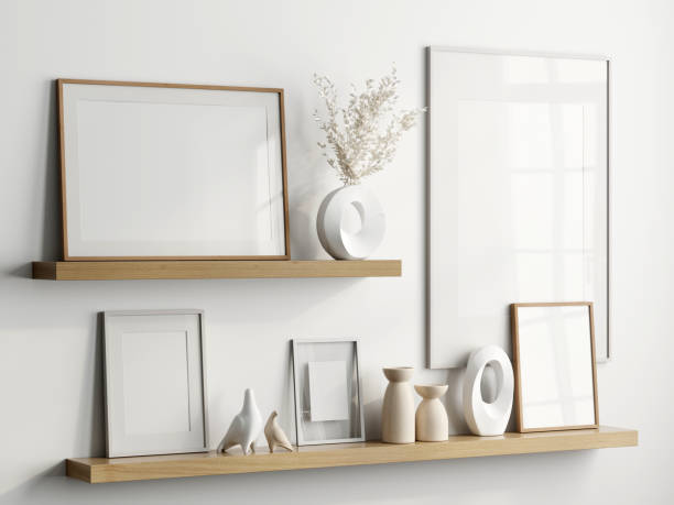 istock Gallery Wall Mockup, Minimalist Frame Mockup on the Wall 1475662753
