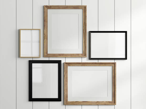 istock Gallery Wall Mockup, Minimalist Frame Mockup on the Wall 1475662774