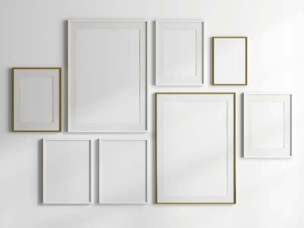 istock Gallery Wall Mockup, Minimalist Frame Mockup on the Wall 1475662937