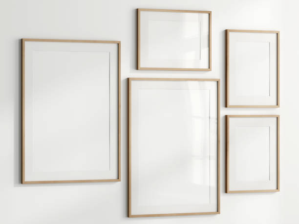 istock Gallery Wall Mockup, Minimalist Frame Mockup on the Wall 1475662942
