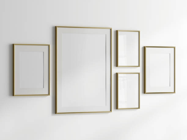 istock Gallery Wall Mockup, Minimalist Frame Mockup on the Wall 1475662943
