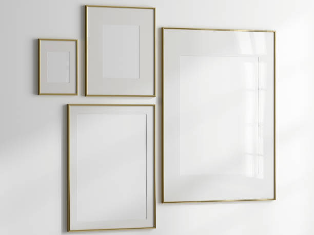 istock Gallery Wall Mockup, Minimalist Frame Mockup on the Wall 1475662987
