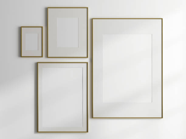 istock Gallery Wall Mockup, Minimalist Frame Mockup on the Wall 1475662990