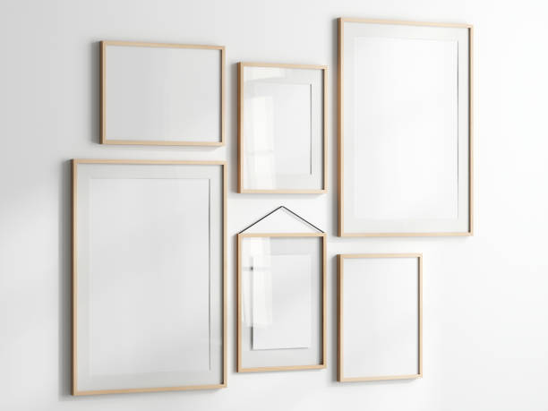istock Gallery Wall Mockup, Minimalist Frame Mockup on the Wall 1475663029