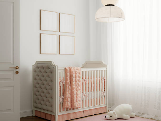 istock Frame Mockup in Cozy Kids Room Interior 1475665781
