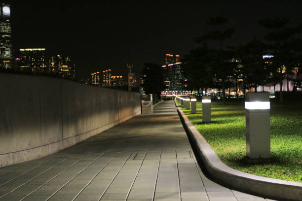 istock the park walkway with light at night 2 Nov 2013 1475676279