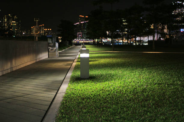 istock the park walkway with light at night 2 Nov 2013 1475676286