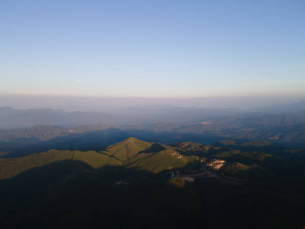 istock Sunshine on the wind turbines on the mountain 1475679322
