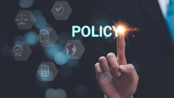 istock businessman pointing at virtual icon ,Concepts of practices and policies , document verification concept , ethics concept , Rules and policies , Terms and conditions , corporate governance documents 1475707027