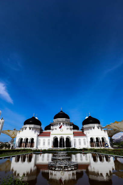 View of mosque baiturrahman Banda Aceh