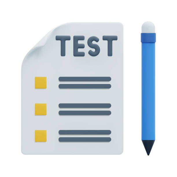 istock 3d clipboard with pen icon vector. Checklist on clipboard paper. 3d survey, exam, test, questionnaire concept. information business document correct mark floating. 3d icon vector render illustration. 1475716867