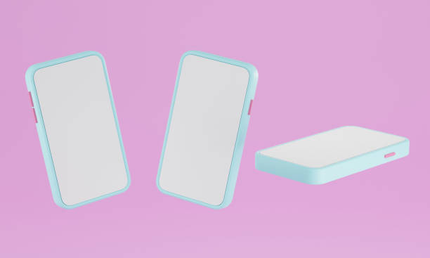 istock 3D smartphone with podium display . stand to show mobile device mockup. 1475718729