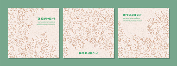 Topoframe Background Set Of Topographic Maps Seamless Pattern Backgrounds Topo Curves ...