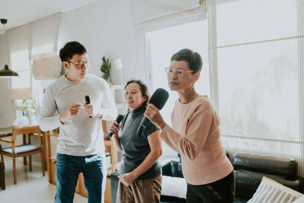 istock Asian man come to visit his parents at home on weekend. 1475726863