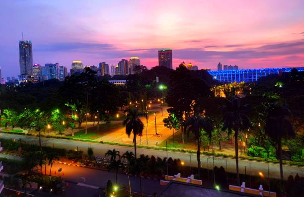 istock Jakarta View In The Evening (Gelora Karno Stadium Area) 1475732005