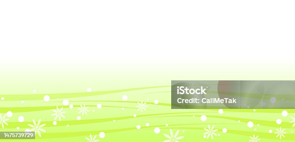 istock Vector Seamless Abstract Spring Background Illustration With Text Space. 1475739729