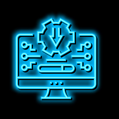 freeware download neon light sign vector. freeware download illustration