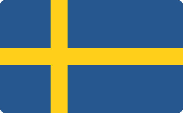 bildbanksillustrationer, clip art samt tecknat material och ikoner med sweden flag vector isolated. illustration of national emblem - göteborg