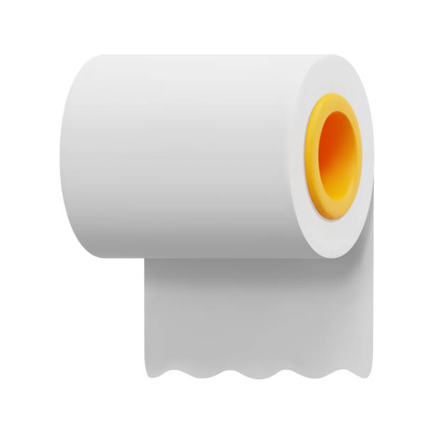 3d paper towels icon vector. Isolated on white background. 3d kitchen, tool and equipment concept. Cartoon minimal style. 3d kitchen icon vector render illustration. 3d paper towels icon vector. Isolated on white background. 3d kitchen, tool and equipment concept. Cartoon minimal style. 3d kitchen icon vector render illustration. paper towel stock illustrations