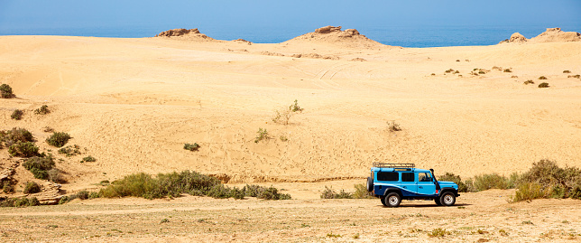 4x4 in the desert in Morocco